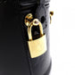 LOUIS VUITTON Cannes Vernis Shoulder Bag Patent Leather Black