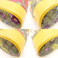 GUCCI GG Supreme Flora Bucket Bag Beige × Yellow PVC Leather 2-Way Crossbody 7-10-670