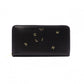 CELINE Alphabet Large Zipped Multifunction Long Wallet, Leather, Black, Gold Hardware