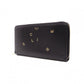 CELINE Alphabet Large Zipped Multifunction Long Wallet, Leather, Black, Gold Hardware