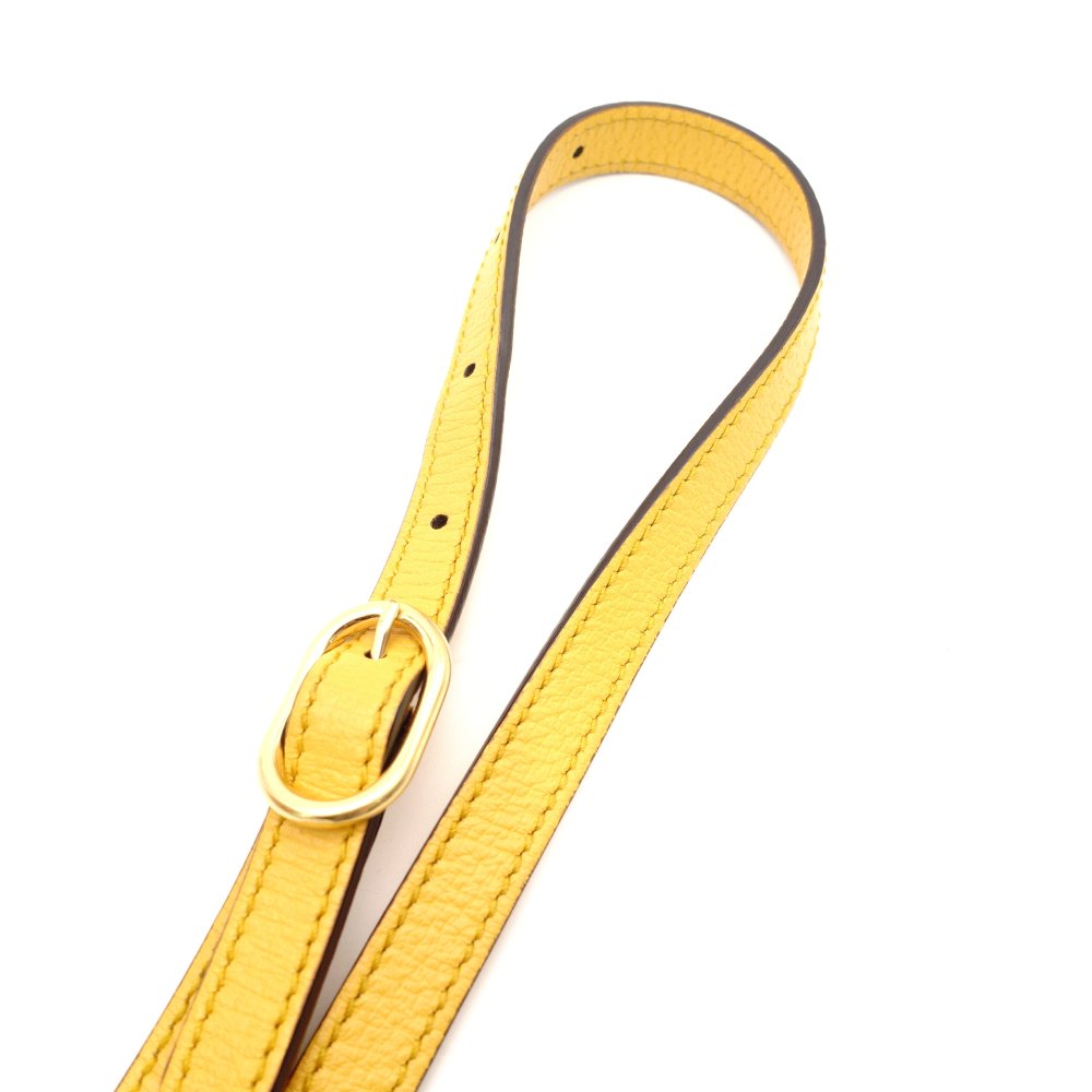 GUCCI GG Supreme Flora Bucket Bag Beige × Yellow PVC Leather 2-Way Crossbody 7-10-670