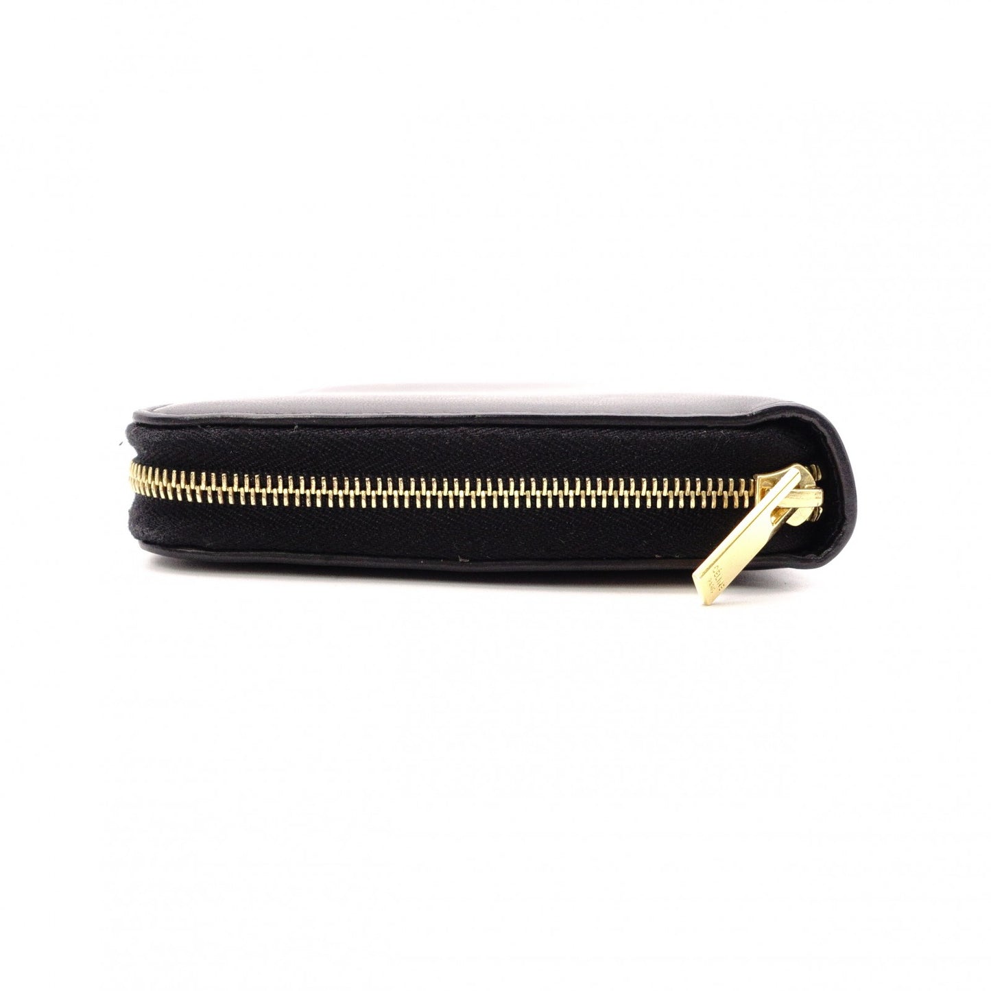 CELINE Alphabet Large Zipped Multifunction Long Wallet, Leather, Black, Gold Hardware