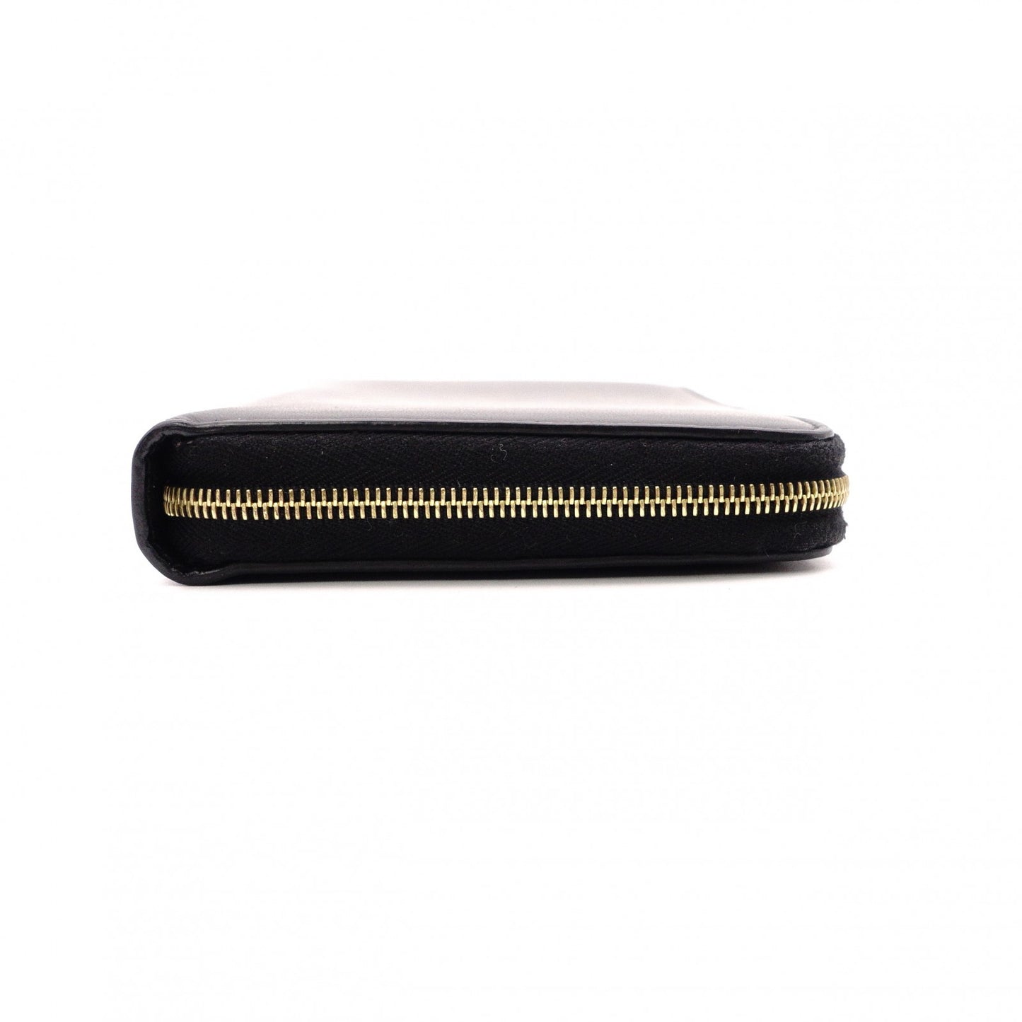 CELINE Alphabet Large Zipped Multifunction Long Wallet, Leather, Black, Gold Hardware