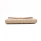 SAINT LAURENT Cassandra Long Wallet, Leather, Beige, Silver Hardware