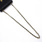 CHANEL Matelassé Shoulder Bag Leather Black Gold Hardware