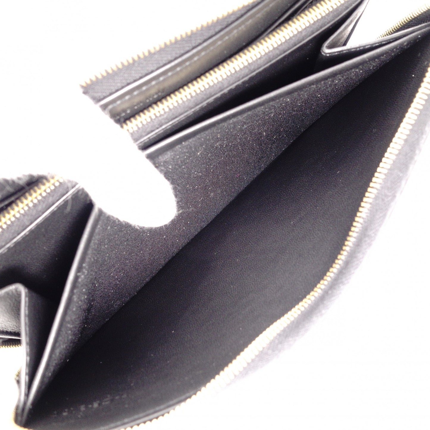 CELINE Alphabet Large Zipped Multifunction Long Wallet, Leather, Black, Gold Hardware