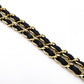 CHANEL Matelassé Shoulder Bag Leather Black Gold Hardware