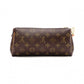 LOUIS VUITTON Eva Monogram Canvas Shoulder Bag, PVC/Leather, Brown, 2-Way