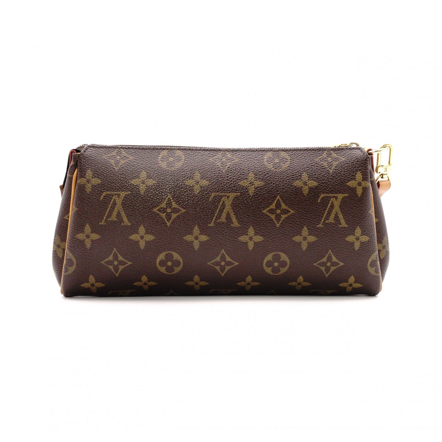 LOUIS VUITTON Eva Monogram Canvas Shoulder Bag, PVC/Leather, Brown, 2-Way