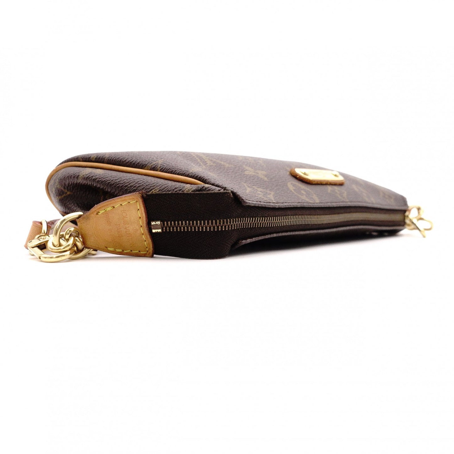 LOUIS VUITTON Eva Monogram Canvas Shoulder Bag, PVC/Leather, Brown, 2-Way