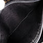 CHANEL Matelassé Fringe Shoulder Bag Black Leather Black Logo