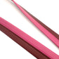 Louis Vuitton Signature Strap Pink × Burgundy Leather Gold Hardware 7-10-1029