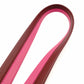 Louis Vuitton Signature Strap Pink × Burgundy Leather Gold Hardware Cluny BB 7-10-1029