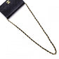 CHANEL Matelassé Shoulder Bag Leather Black Gold Hardware