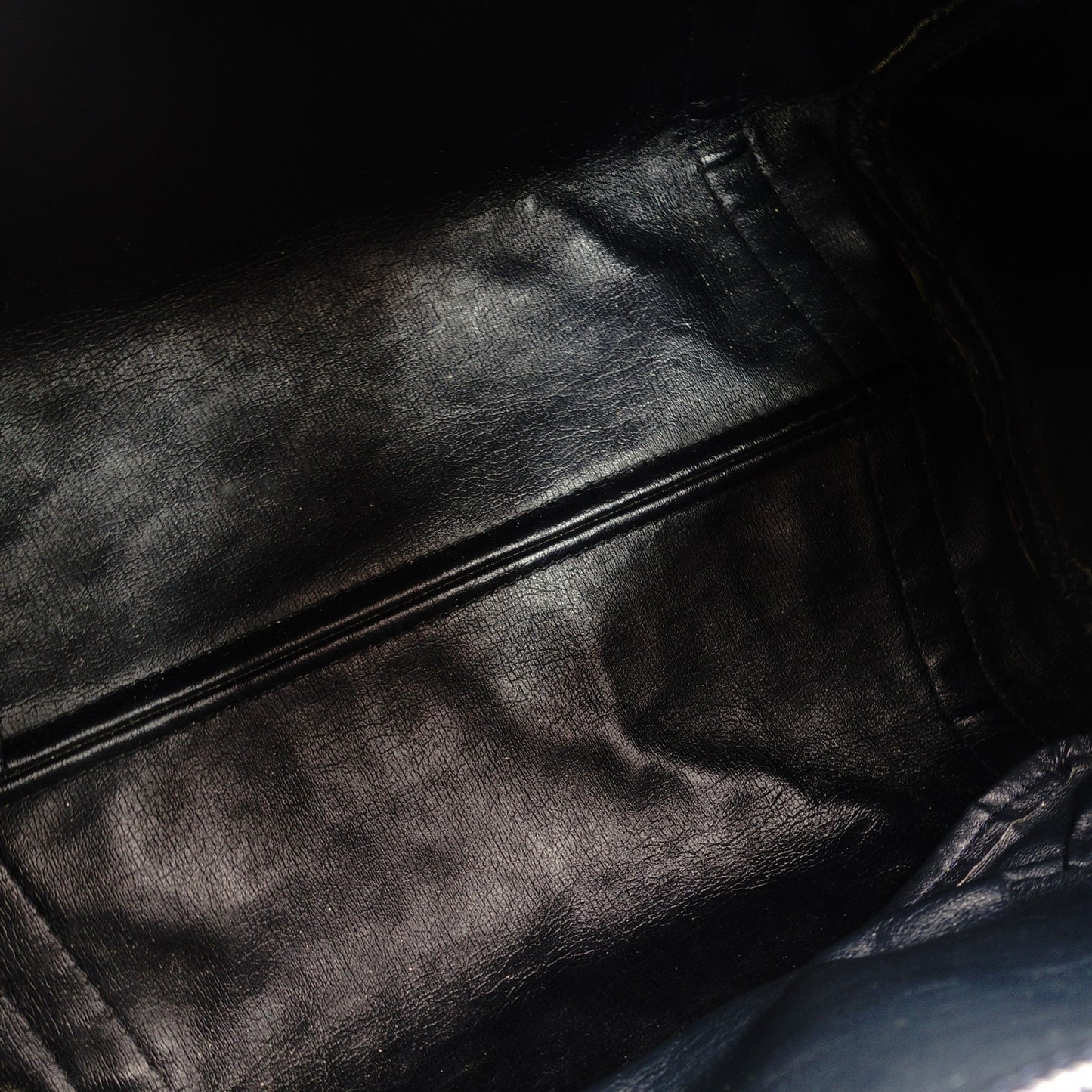 Christian Dior Trotter Mini Boston Beige × Navy Handbag Vintage 7-10-866