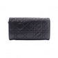 Christian Dior Miss Dior Chain Wallet, Long Wallet, Leather, Black with Gold Hardware