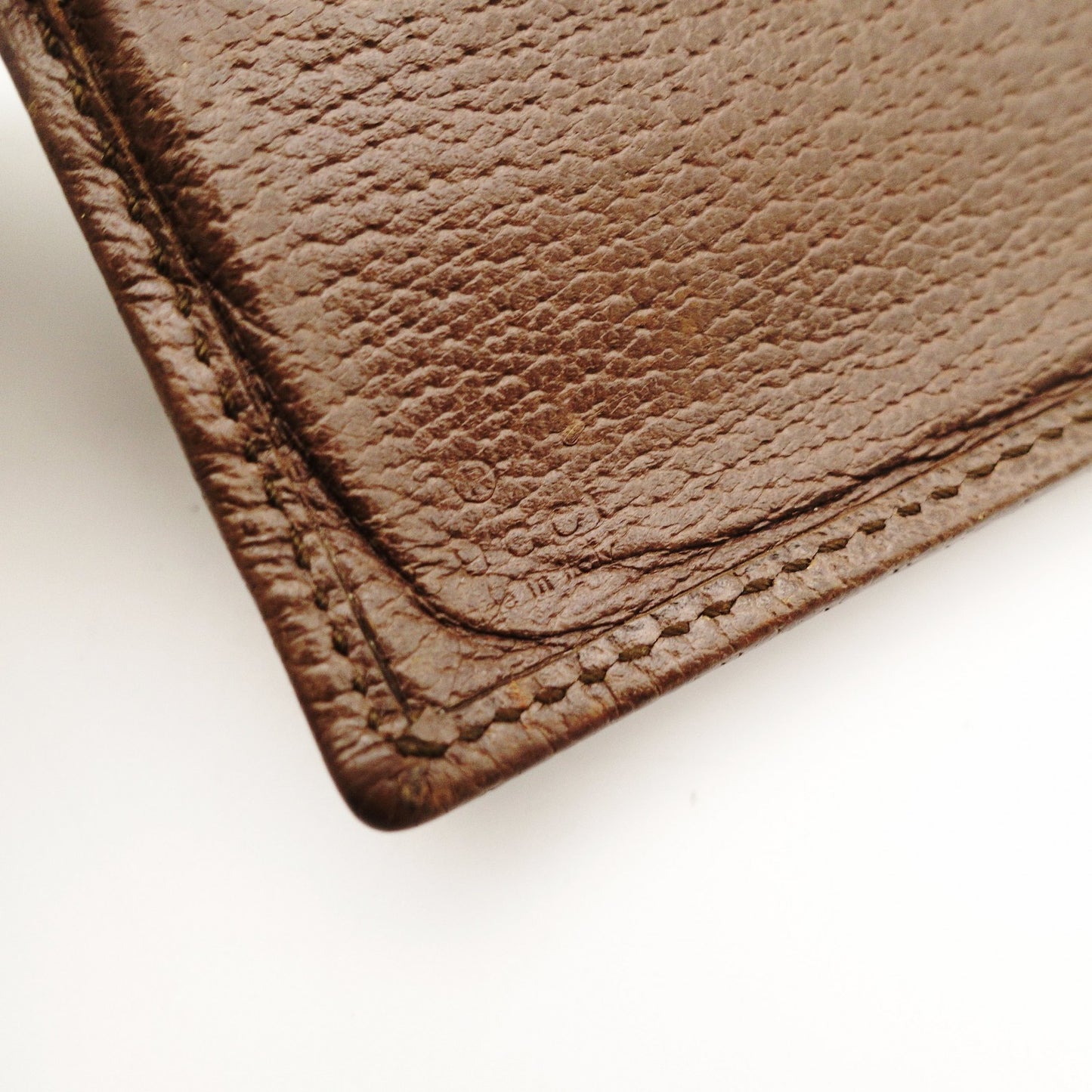 GUCCI Supreme Ophidia Compact Wallet Beige × Brown PVC Leather Mini Wallet Foldable Wallet 7-10-338