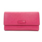 GUCCI Diamante Pink Leather Long Wallet with GG Logo, Box Included, Women's 7-10-919-2