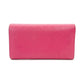GUCCI Diamante Pink Leather Long Wallet with GG Logo, Box Included, Women's 7-10-919-2