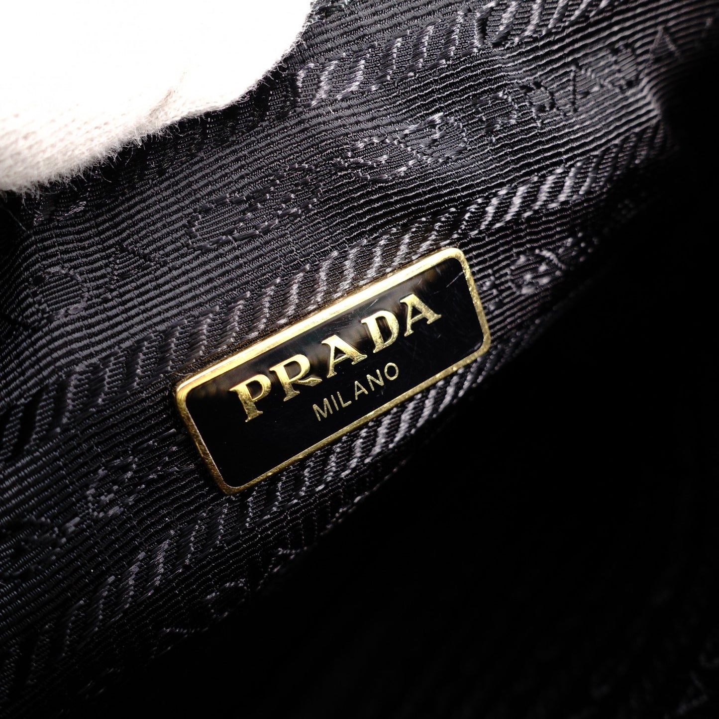 PRADA Re-Edition Shoulder Bag Leather White 2-Way
