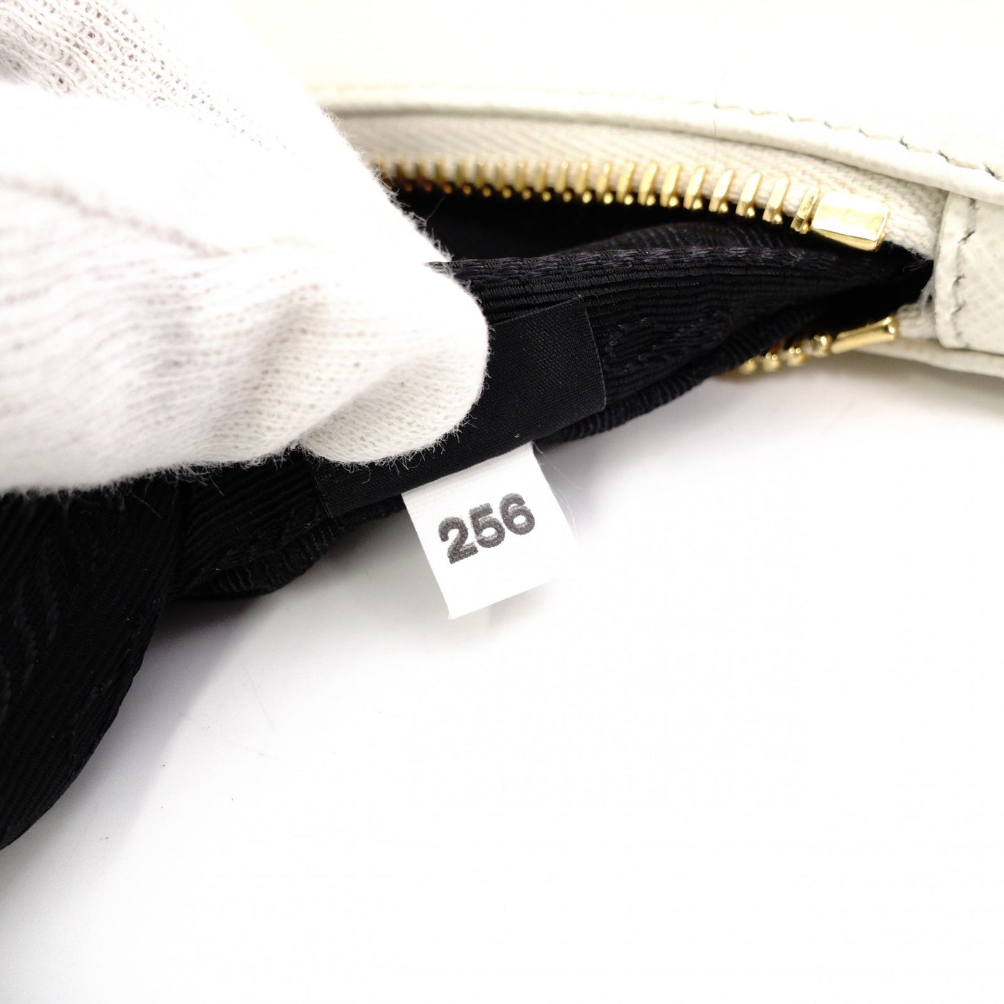 PRADA Re-Edition Shoulder Bag Leather White 2-Way