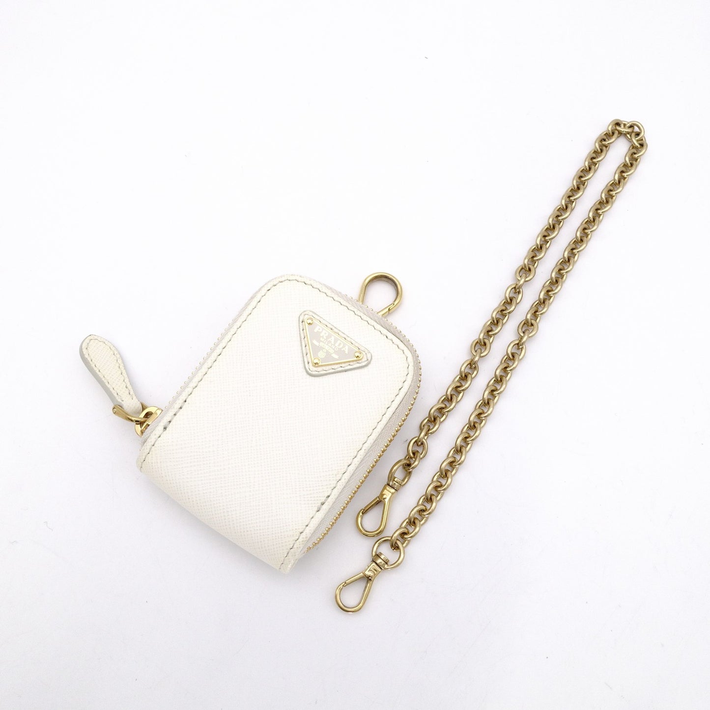 PRADA Re-Edition Shoulder Bag Leather White 2-Way