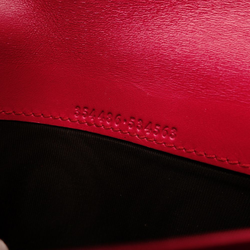 GUCCI Diamante Pink Leather Long Wallet with GG Logo, Box Included, Women's 7-10-919-2