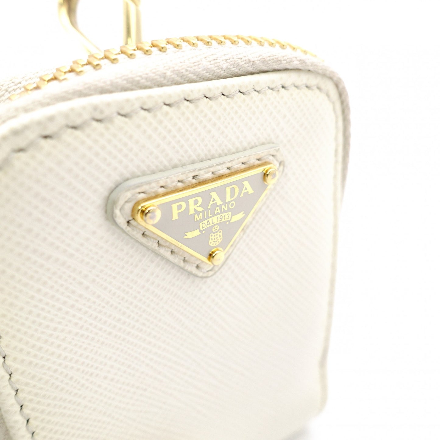 PRADA Re-Edition Shoulder Bag Leather White 2-Way