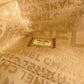 CHANEL Chocolate Bar Shoulder Bag, Leather, Beige, Vintage, Gold Hardware