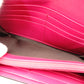GUCCI Diamante Pink Leather Long Wallet with GG Logo, Box Included, Women's 7-10-919-2