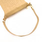 CHANEL Chocolate Bar Shoulder Bag, Leather, Beige, Vintage, Gold Hardware