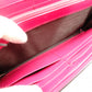 GUCCI Diamante Pink Leather Long Wallet with GG Logo, Box Included, Women's 7-10-919-2
