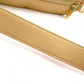 CHANEL Chocolate Bar Shoulder Bag, Leather, Beige, Vintage, Gold Hardware