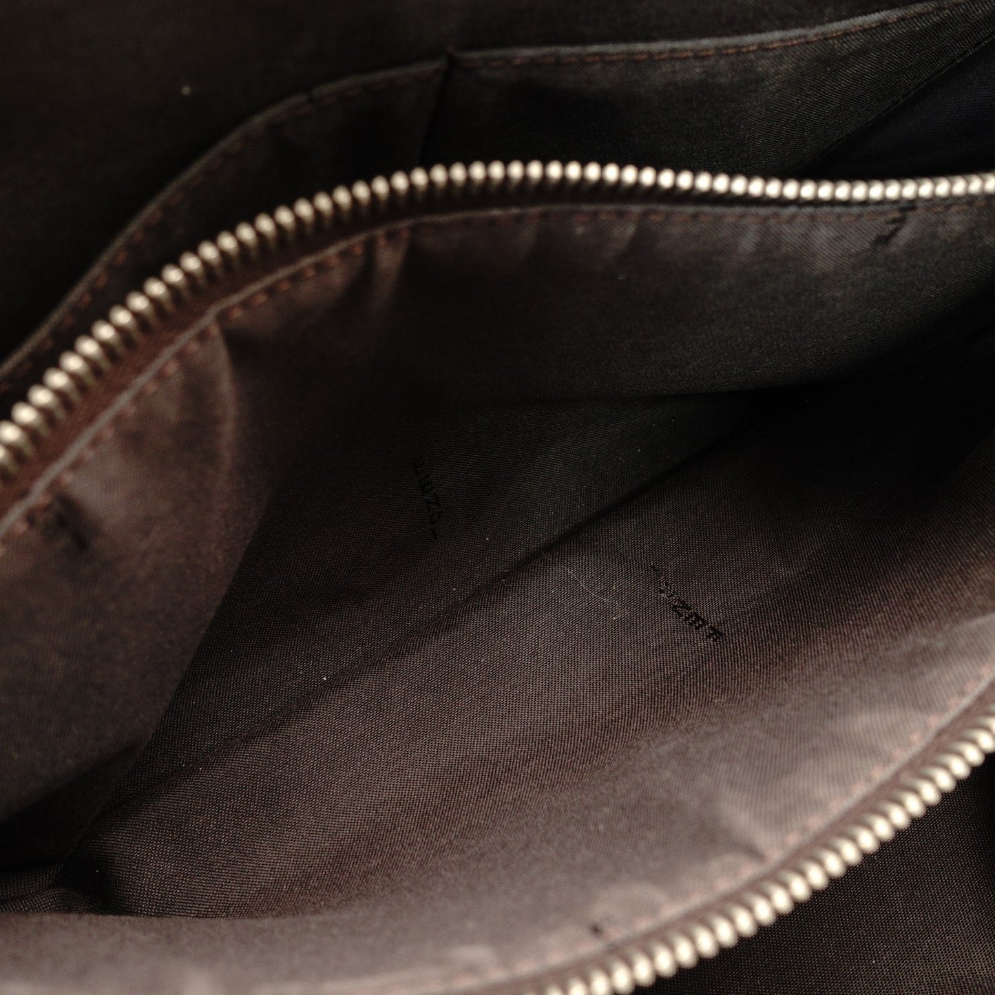 FENDI By the Way Medium Gray × Beige Leather 2-Way Handbag Shoulder 7-10-642