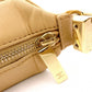 CHANEL Chocolate Bar Shoulder Bag, Leather, Beige, Vintage, Gold Hardware