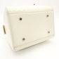 LOUIS VUITTON Damier Facet Speedy Cube PM White Patent Leather White Handbag 2-Way 7-5-685