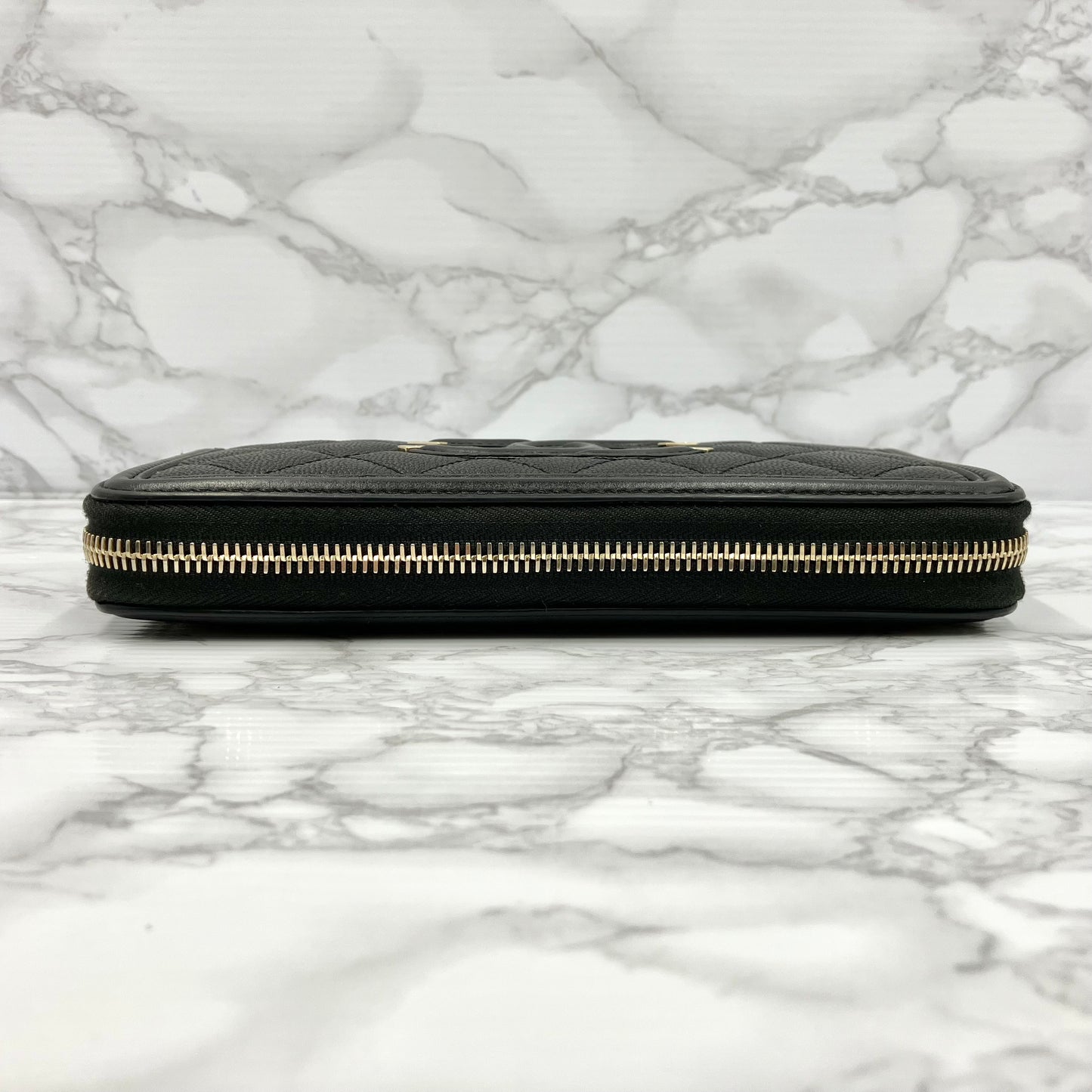 CHANEL Caviar Long wallet