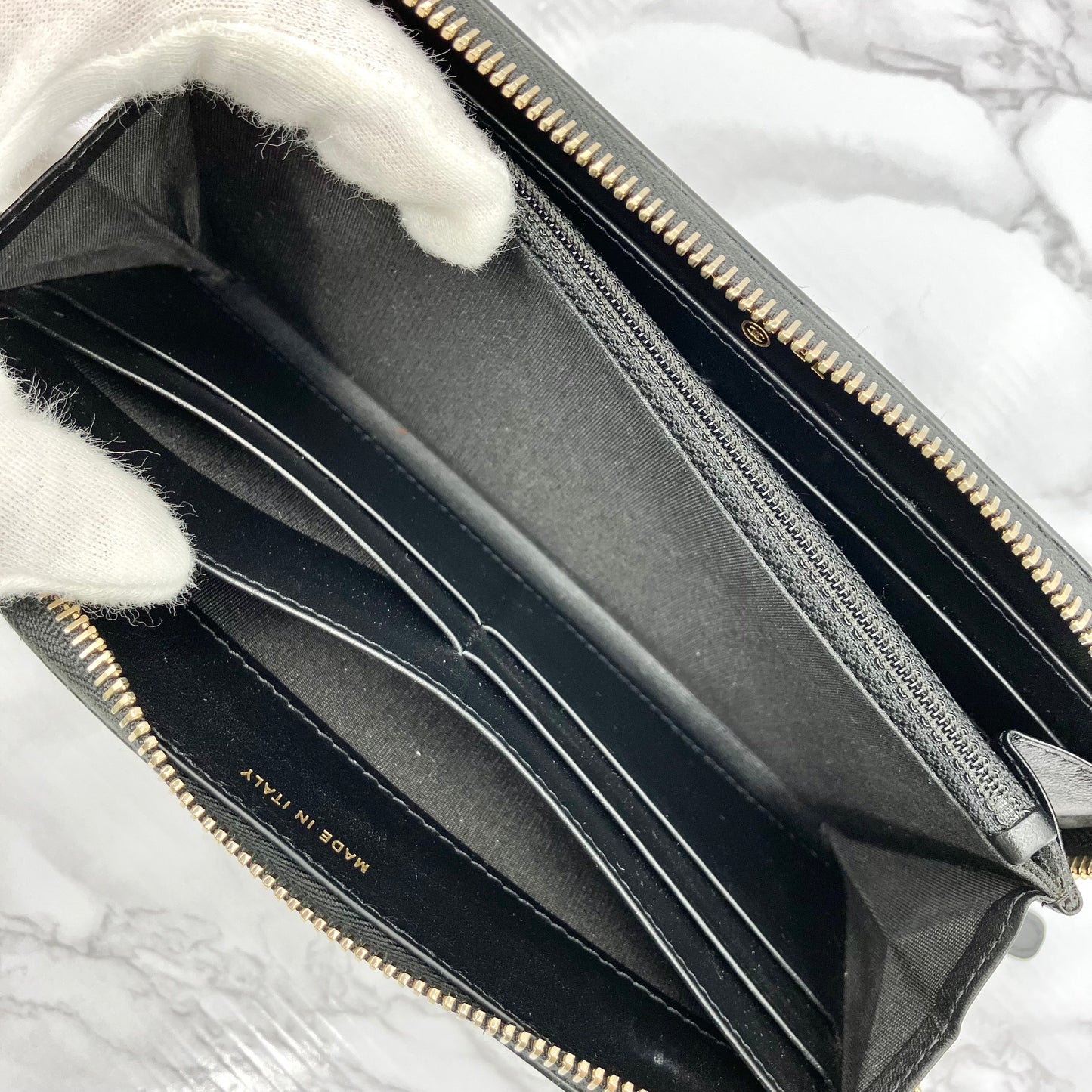 CHANEL Caviar Long wallet