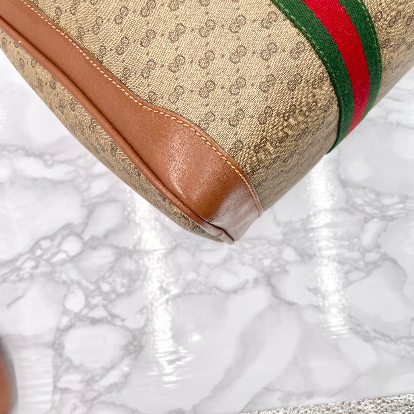 GUCCI Old Sherry Line Mini Boston Bag