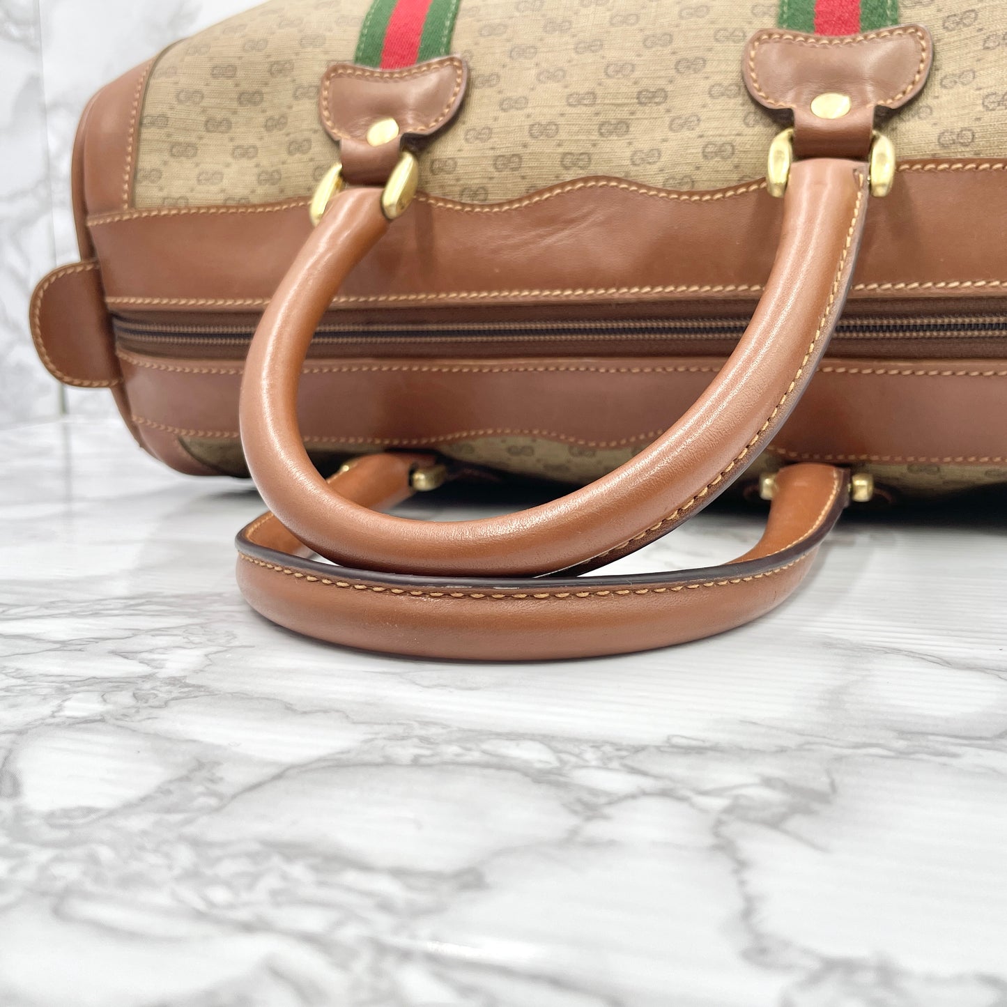 GUCCI Old Sherry Line Mini Boston Bag