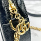 GUCCI Ophidia Suede Chain Shoulder Bag