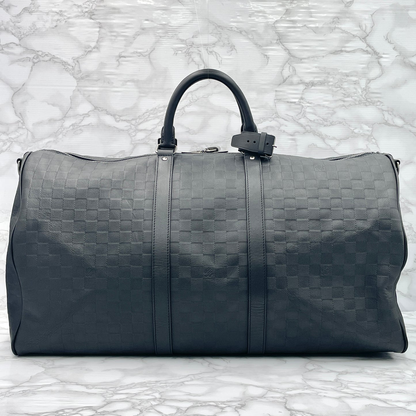 LOUIS VUITTON Damier Infini Keepall 55 Bandouliere