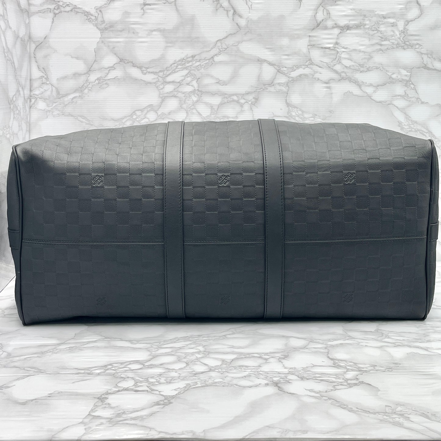 LOUIS VUITTON Damier Infini Keepall 55 Bandouliere