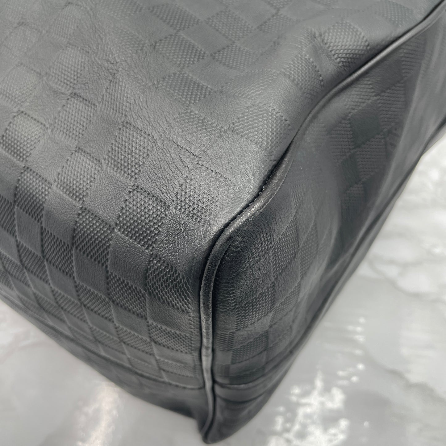 LOUIS VUITTON Damier Infini Keepall 55 Bandouliere