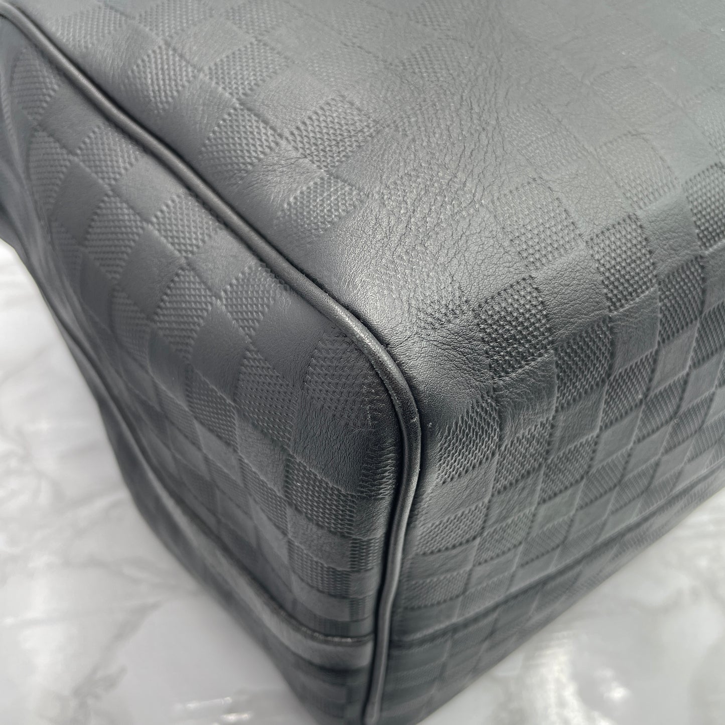 LOUIS VUITTON Damier Infini Keepall 55 Bandouliere