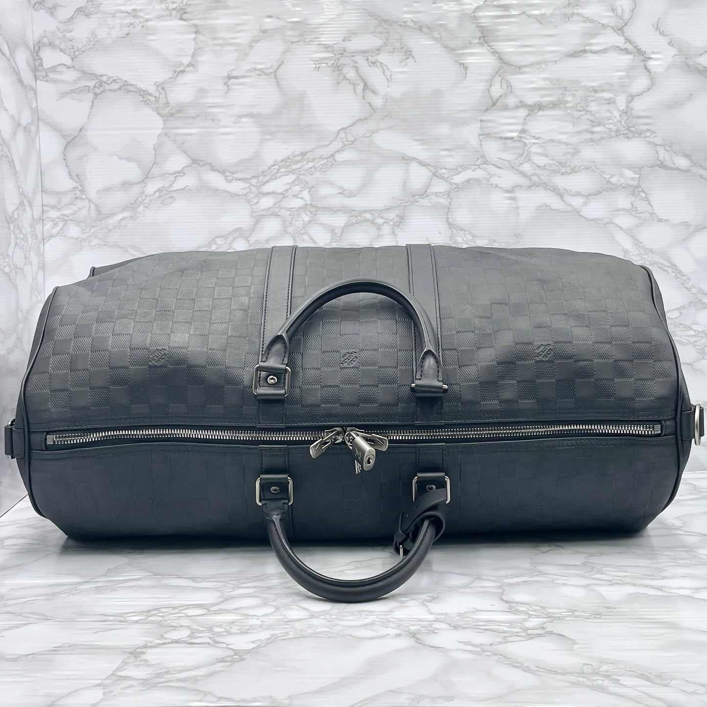 LOUIS VUITTON Damier Infini Keepall 55 Bandouliere
