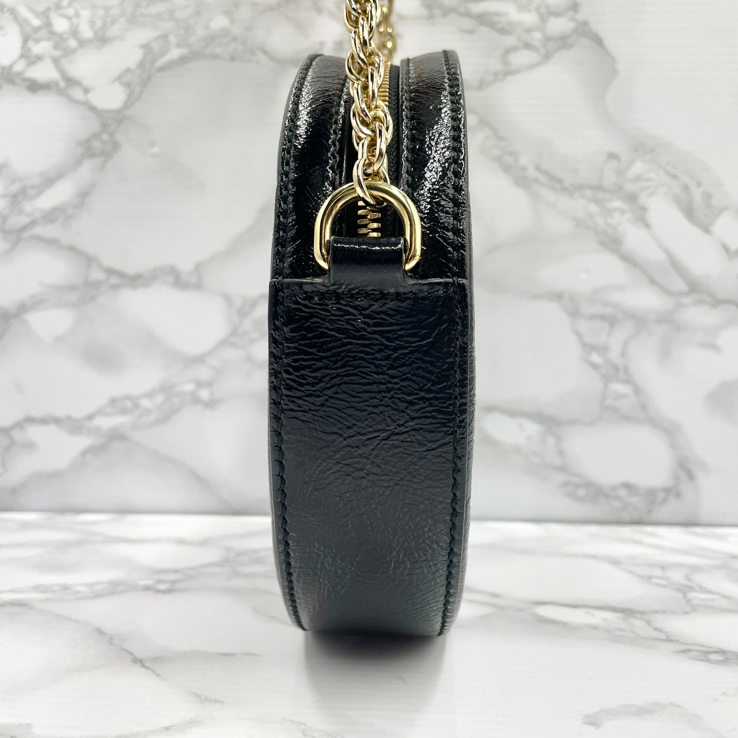 GUCCI Ophidia Suede Chain Shoulder Bag