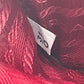 PRADA Diagram Chain Shoulder Bag Red Leather Silver Hardware Crossbody 7-10-721