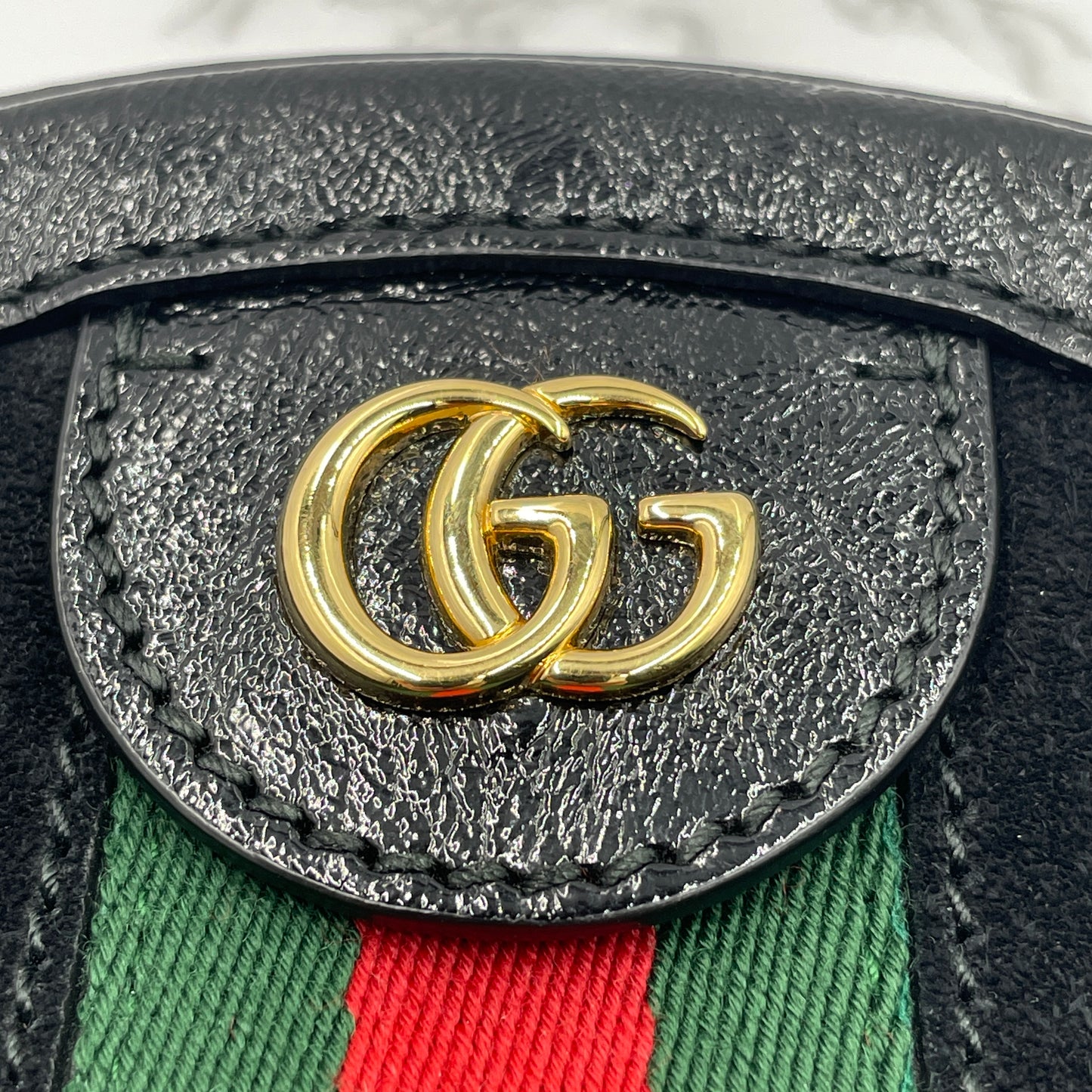 GUCCI Ophidia Suede Chain Shoulder Bag