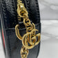 GUCCI Ophidia Suede Chain Shoulder Bag